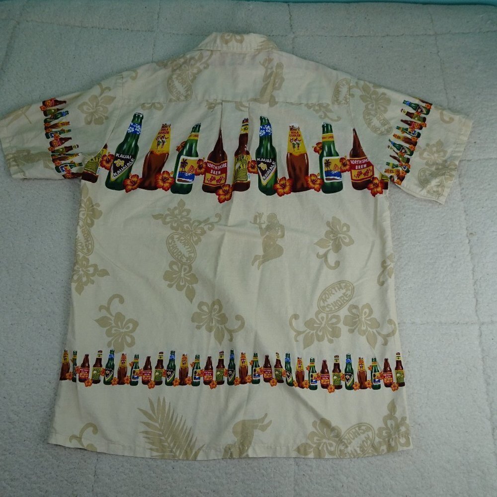 Hawaiian North Shore Beer Bottle Shirt X-Large - Picture 2 of 4